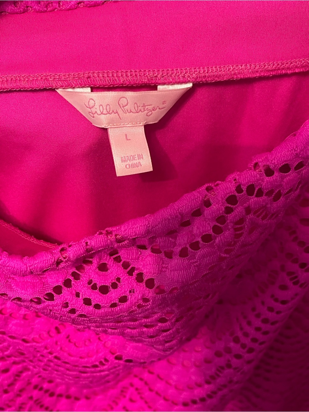 Lilly Pulitzer 2 Piece Naomi Set in Berry Large - Picture 7 of 7
